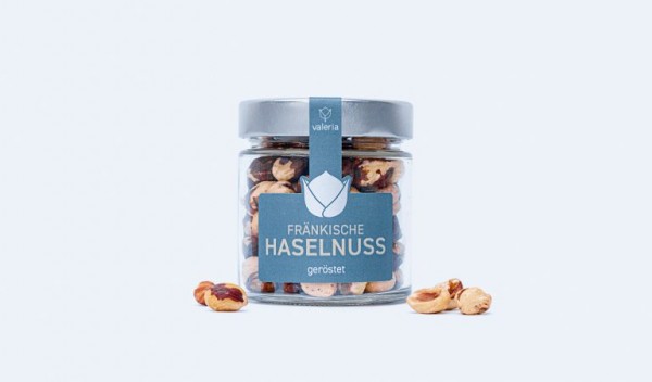 Fränkische Haselnüsse, 100g Glas